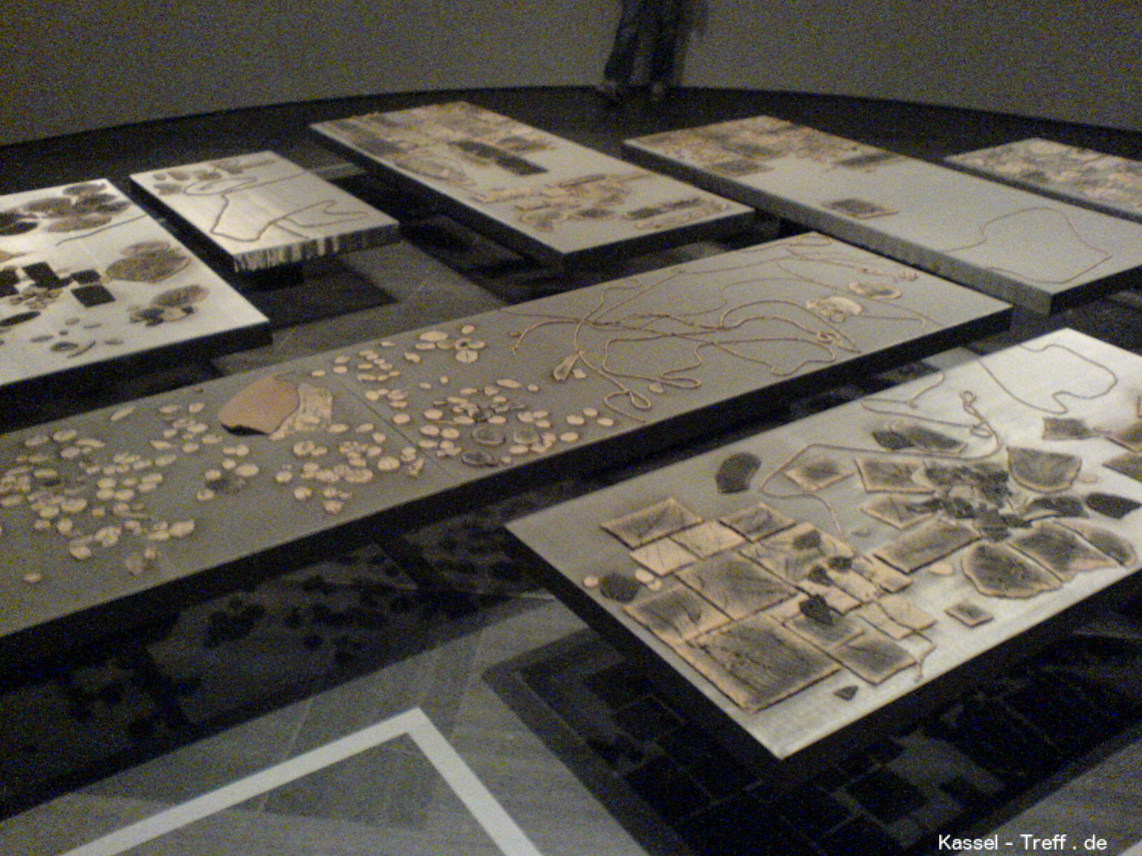 Asche-Bilder bei der documenta bei Neue Galerie