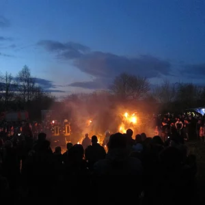 Osterfeuer in Niederzwehren-Kassel