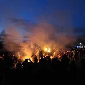 Osterfeuer in Niederzwehren-Kassel