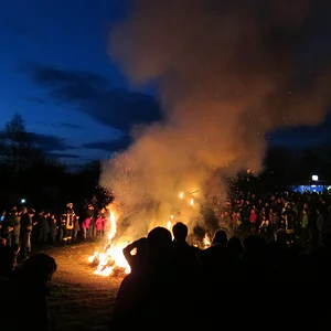 Osterfeuer in Niederzwehren-Kassel