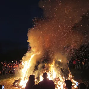 Osterfeuer in Niederzwehren-Kassel