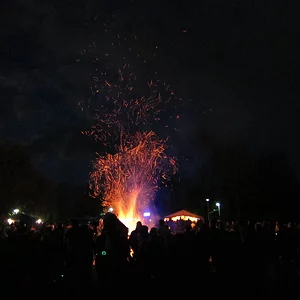 Osterfeuer in Niederzwehren-Kassel