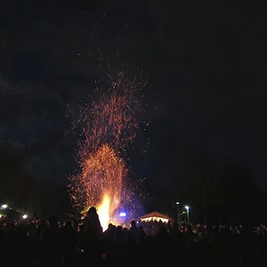 Osterfeuer in Niederzwehren-Kassel